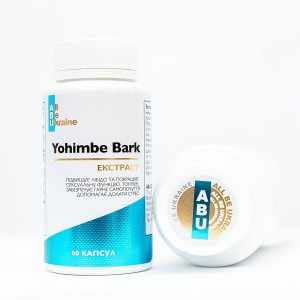 Екстракт йохімбе Yohimbe Bark ABU, 60 капсул